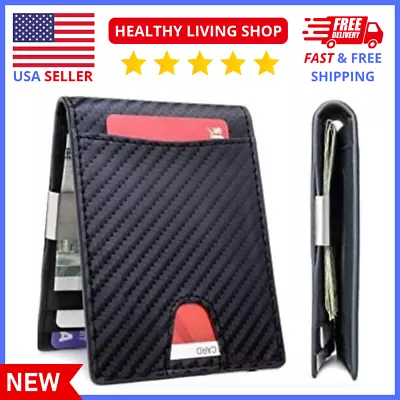 Stylish Handcrafted Milano Men's Wallet With Money Clip: Eco-Friendly Luxury • $11.13