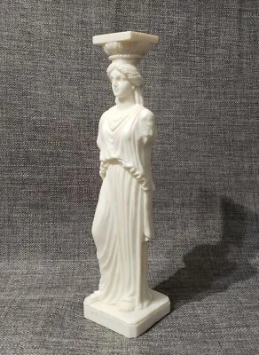 £22.99 • Buy Vintage Statue Erechtheion Akcropolis Athene Female Greek Figurine Sculpture 