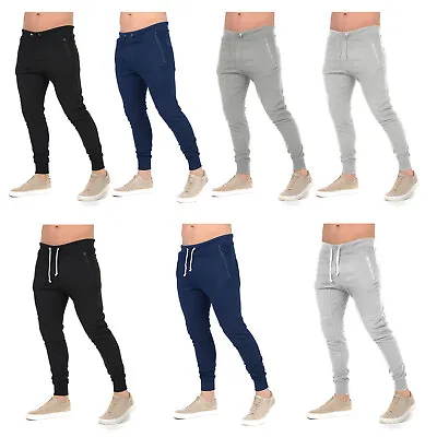 £9.99 • Buy Mens Slim Fit Tracksuit Bottoms Skinny Joggers Sweat Pants Jogging Gym Trousers