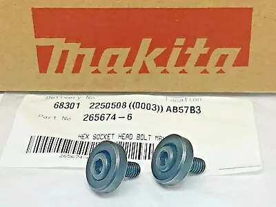 2X Genuine Makita Lock Screw Bolt+Outer Flange Multitool TM30D M9800 DTM40 BTM50 • £5.96