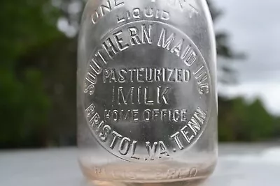 $34.99 • Buy Rare Two State Bristol, VA - Tenn - Pint Milk Bottle - Virginia / Tennessee