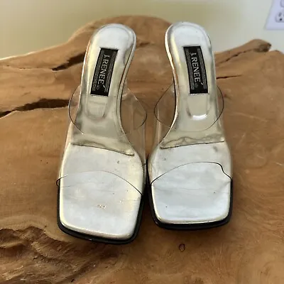 J. Renee Lucite Mules Size 8 • $9.99