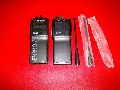 Lot OF 2 Motorola MTS 2000 I Flashport Two Way UHF Radio H01UCD6PW1BN 800MHZ PIC • $49.99