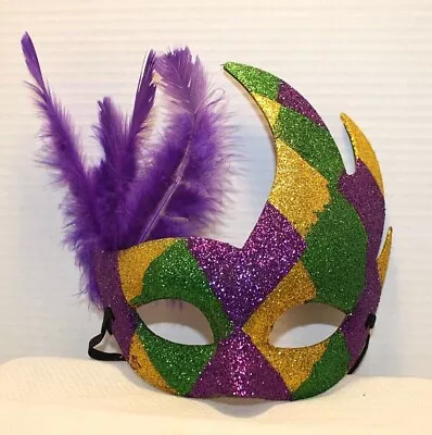 New Mardi Gras Mask Multi Color Several To Choose From. W/free Gift • $6.99