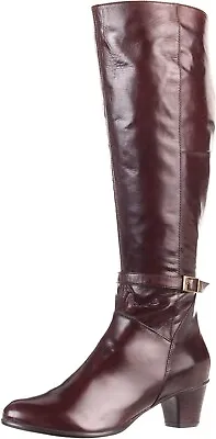 $86.75 • Buy Everybody By B. Z. Moda Brown Leather Knee Boots Size 42(best Fit 10.5 M )