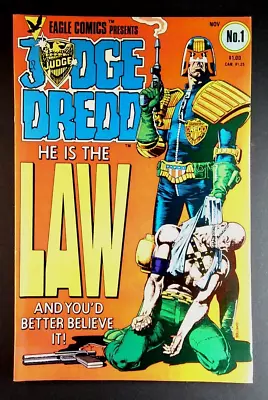 Judge Dredd #1~Eagle Comics 1983~1st App. Judge Joseph Dredd~Bolland Art • $59