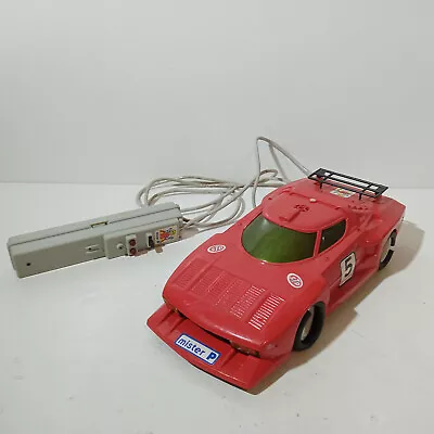 VTG 70's MISTER P LANCIA CAR BATTERY OPERATED MADE IN GREECE GREEK RED • $59.99