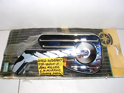 Used Yamaha Star Str-4nk13-11 Ball Milled Billet Lh Mirror Chrome Peeling Defect • $24.99