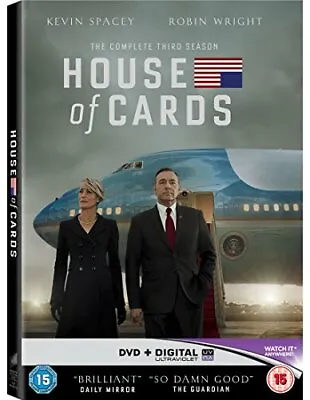 House Of Cards – Season 3 Kevin Spacey 2015 New DVD Top-quality • £2.28