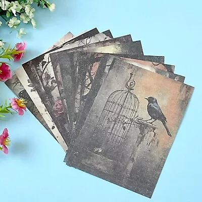Vintage Goth Style Craft Paper  - Junk Journal - Card Making- Scrapbook - Magic • $5.99