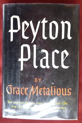 PEYTON PLACE By Grace Metalious  (1956 Hardcover) -1st-1st- REPRINT- VERY NICE • $34.99