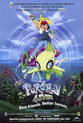 $19.95 • Buy POKEMON 4EVER Poster [Licensed-NEW-USA] 27x40  Theater Size