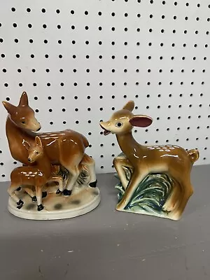 Vintage Deer Planter Made In Japan Fawn Brown Animal • $28.99