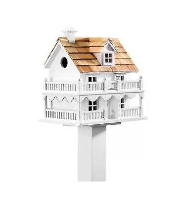 Plow & Hearth 11269 Outdoor Wooden Cape Cod Bird House • $114.79