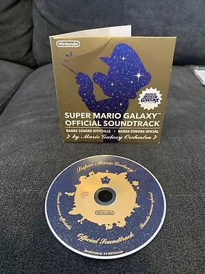 Super Mario Galaxy Official Nintendo Soundtrack Music Audio CD 28 Tracks 2007 • $9.95