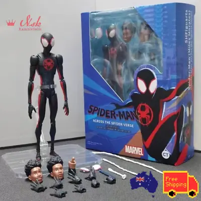 SpiderMan Miles Morales Across The Spider-Verse Action Figure Toy PVC Movable • $43.04