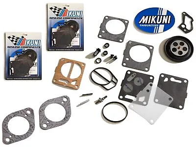 Genuine Mikuni Dual Carb Carburetor Rebuild Kit & Base Gaskets SeaDoo 951 2 Pack • $104.95