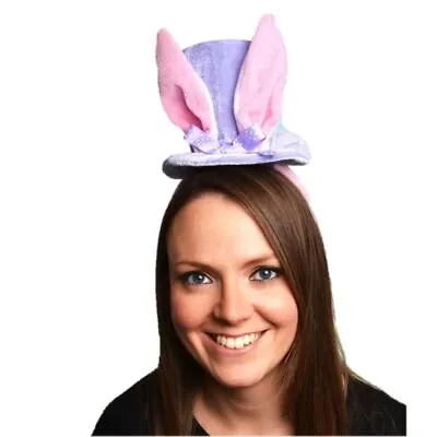 Rabbit Top Hat Headband Easter Animal Bunny Ears Fancy Dress Up Costume  • £4.26