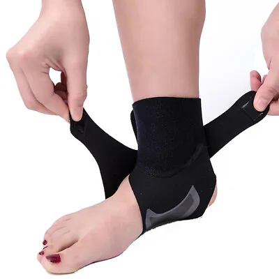 £2.39 • Buy Ankle Support Elastic Bandage Wrap Medical Compression Foot Strap Running UK