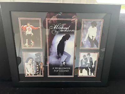 Michael Jackson Framed Picture Like New • $55.45