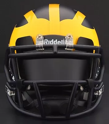 MICHIGAN WOLVERINES NCAA Riddell SPEED Mini Football Helmet • $54.95