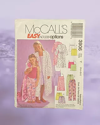 McCall's Children's/Girl's Sleepwear Sewing Pattern 3906 Uncut Out Of Print • $8.95