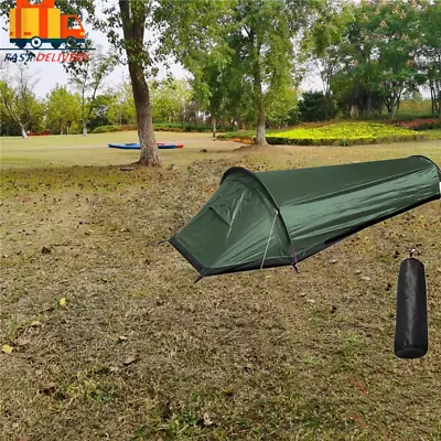 Ultralight Bivy Tent Waterproof Sleeping Bag Travel Camping Hiking Single Tent • $86.85