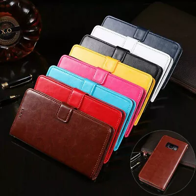 For Samsung Galaxy S9 S8 Plus S7 Edge Wallet Leather Case Flip Card Cover • $9.99