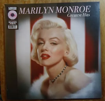 Marilyn Monroe Greatest Hits LP (2021) NEW Pink And White Splatter • $22.95