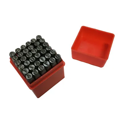 Set Of 36 Pc 6mm Vector Number Capital Letter Punch Stamp Marking Metal Punch • $25.77