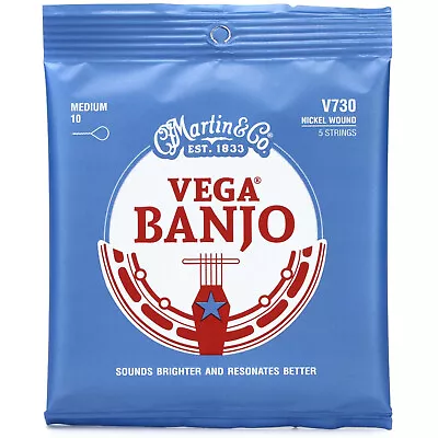 Martin V730 Vega Medium Banjo Strings • $8.95