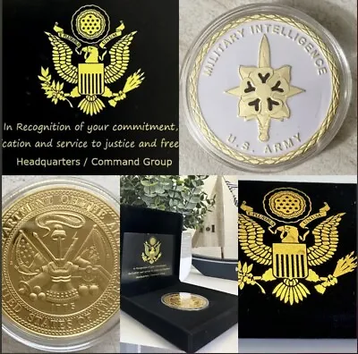 MI MILITARY INTELLIGENCE Challenge Coin Intell Special Agent USA Army • $25.10