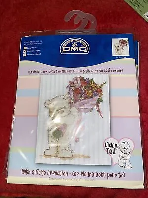 DMC BL852/54 Lickle Ted - With A Lickle Affection Counted Cross Stitch Kit Teddy • £9.99
