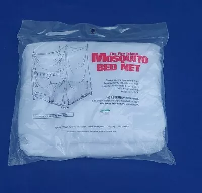 Premium X Large Mosquito Net For Single To California King Size Bed U.S.A. Made • $27.99