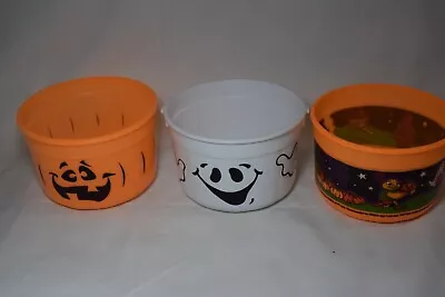 Vintage Lot Of 3 McDonalds Halloween Pail/Bucket Only • $19.95