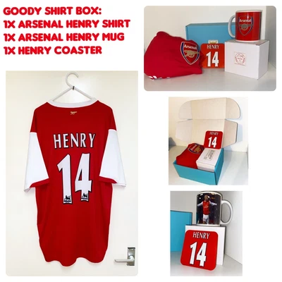 £124.99 • Buy Arsenal HENRY #14 2006/08 Home Shirt Extra Large / XL - GOODY-SHIRT GIFT BOX