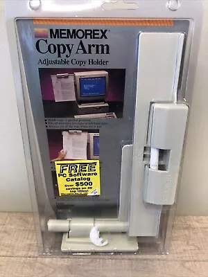 $14 • Buy Memorex Copy Arm Adjustable Copy Holder New Computer Monitor