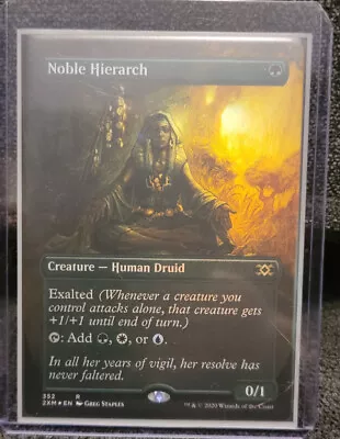 MTG Double Masters Borderless Foil Noble Hierarch #352 • $17