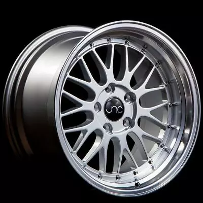 JNC 005 Silver Machine Lip 18x8 5x120 +et34 Cb.72.6 Wheel/Rim • $251.88