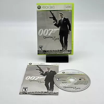 James Bond 007: Quantum Of Solace (Xbox 360 2008) Complete Tested Working  • $11.95