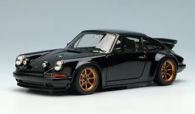 VM203 MAKEup/VISION 1:43 Singer 911 (964) Coupe (Wing Up) Black Model Car • $247