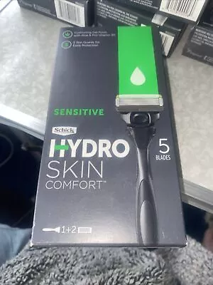 Schick HYDRO SENSITIVE Skin Men’s 5-Blade Razor W/ 1 Handle & 2 Cartridges • $9.99