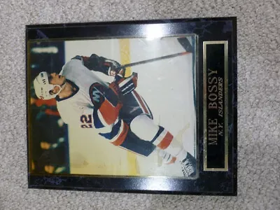 Authentic Ny Islanders Mike Bossy Photo W/framed 13  Tall Sports 7938 • $19
