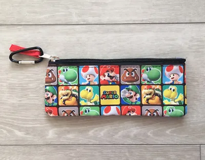 SUPER MARIO Pencil Case - Nintendo Bag • $8.85