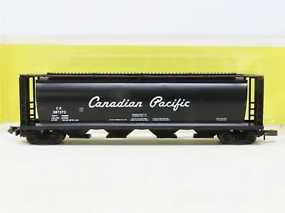 N Scale CS Models 7101 CP Canadian Pacific 4-Bay Grain Hopper #387373 • $19.95