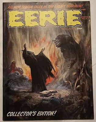 Warren Publishing Magazine Eerie #2 1969 Horror Frank Frazetta Cover Art FN/VF • $75