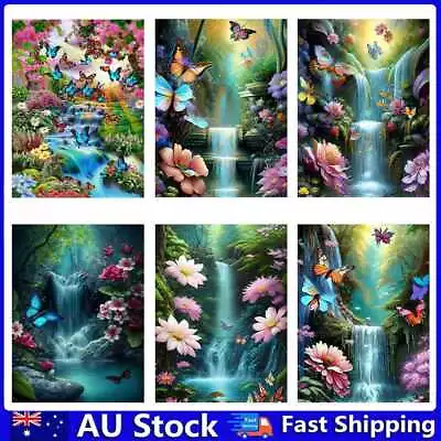 5D DIY Full Drill Diamond Painting Waterfall Embroidery Kit Home Decor Art Craft • $12.80