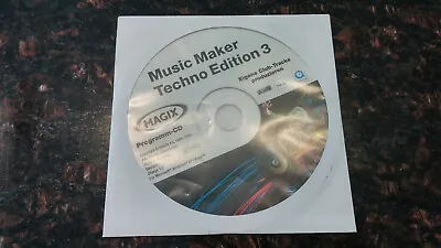 Magix Music Maker Techno Edition 3 Music Creating Software CD EUC! • £80.42