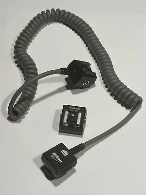 Nikon SC-17 TTL Flash Cable And AS-10 Multi-flash Adapter - Good Condition • $35