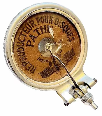 Antique PATHE Phonograph Reproducer  PARTS / REPAIR • $39.99